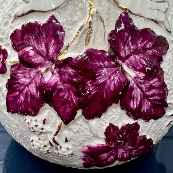 Rare Signed Avalon Faience Majolica Pitcher - Picture 5 of 10